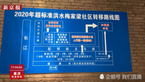 直击现场:重庆洪崖洞景区一层被淹没 二楼商户正在撤离