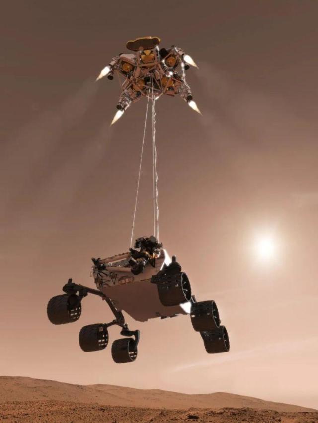 过程比较熟悉,这些月球探测器均采用火箭反推悬停降落的方式进行降落